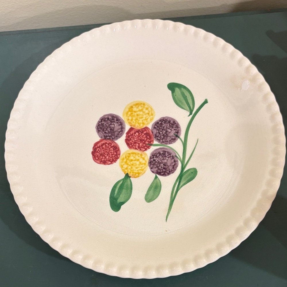 Vintage Ucagco Underglaze Hand-painted Floral Design Dishes - Set of 4